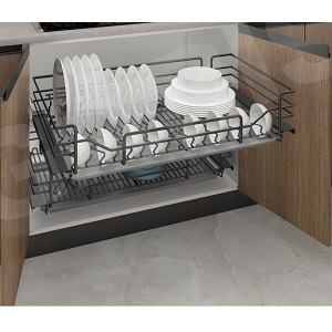 Giá bát đĩa đa năng Thép phủ Nano nan Oval GDN47 GDN48 GDN49